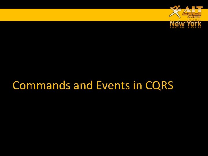 Commands and Events in CQRS Commands and Events in CQRS