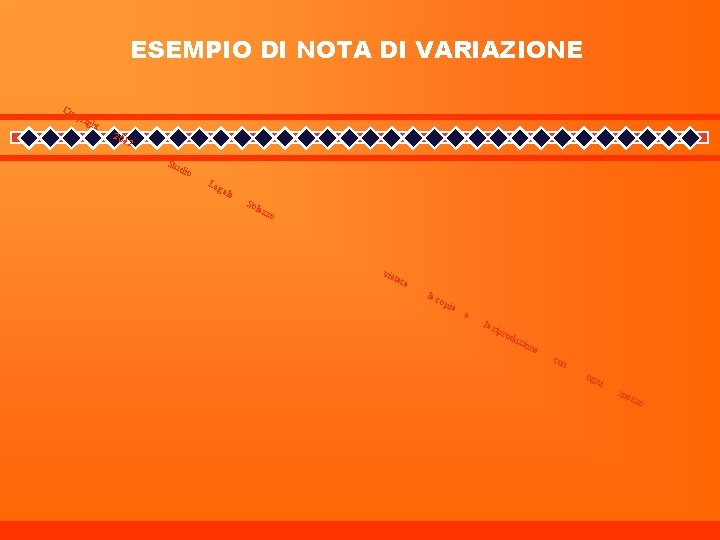 ESEMPIO DI NOTA DI VARIAZIONE Co pyr i ght 201 2 _ Stu dio