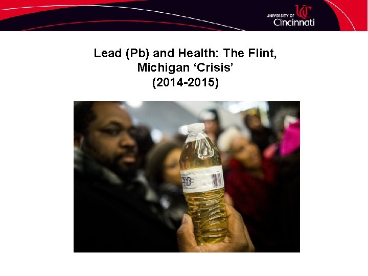 Lead (Pb) and Health: The Flint, Michigan ‘Crisis’ (2014 -2015) 