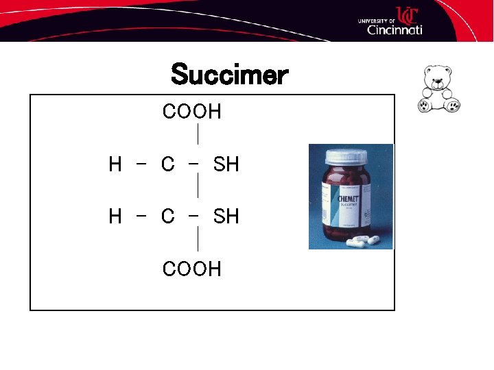 Succimer COOH H - C - SH COOH 