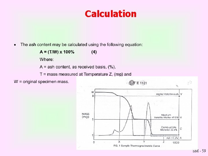 Calculation SM - 59 