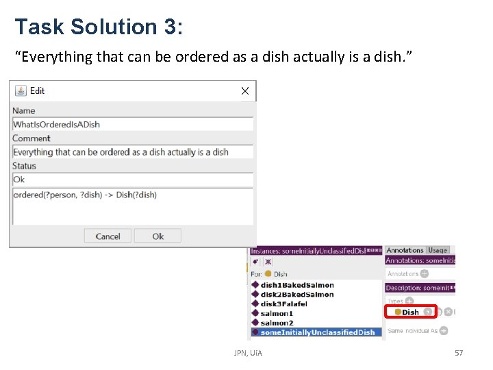 Task Solution 3: “Everything that can be ordered as a dish actually is a Task Solution 3: “Everything that can be ordered as a dish actually is a
