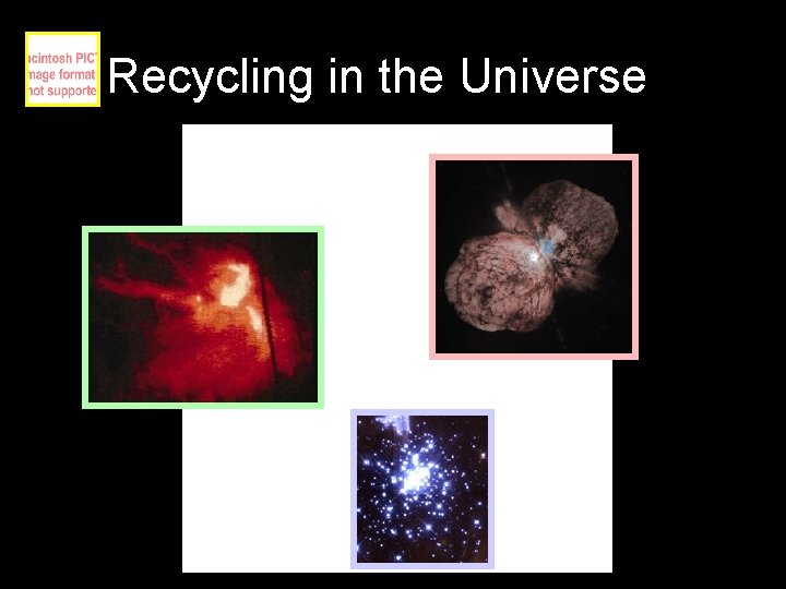 Recycling in the Universe 