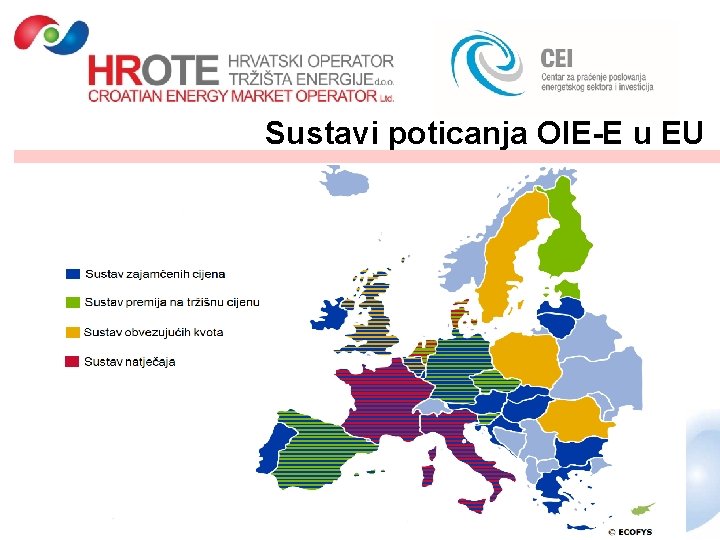 Sustavi poticanja OIE-E u EU 