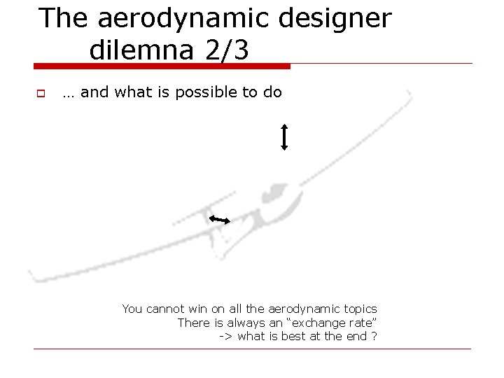 The aerodynamic designer dilemna 2/3 o … and what is possible to do You The aerodynamic designer dilemna 2/3 o … and what is possible to do You
