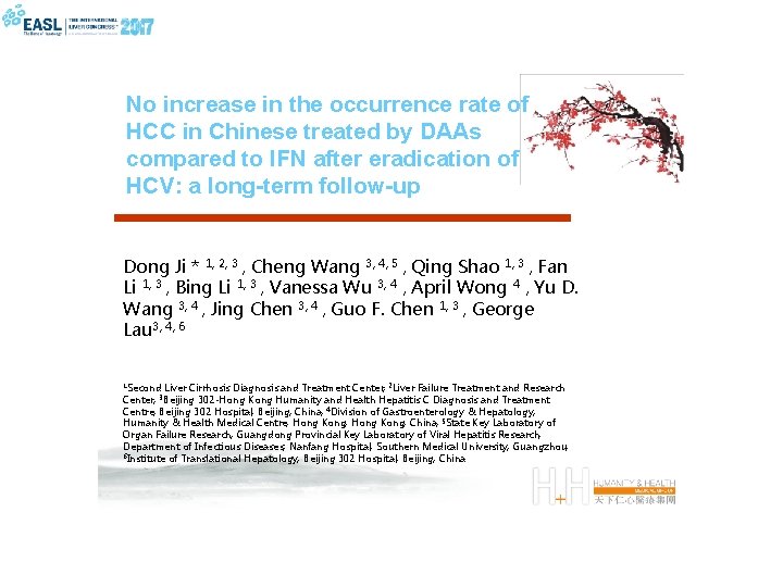 No increase in the occurrence rate of HCC in Chinese treated by DAAs compared