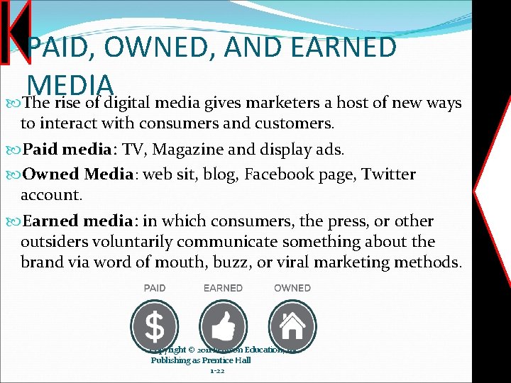 PAID, OWNED, AND EARNED MEDIA The rise of digital media gives marketers a host