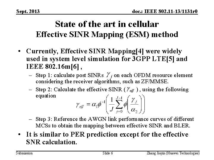 Sept. 2013 doc. : IEEE 802. 11 -13/1131 r 0 State of the art