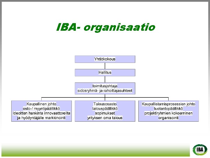 IBA- organisaatio 