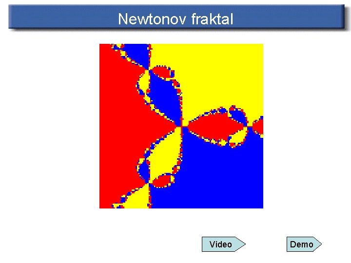 Newtonov fraktal Video Demo 