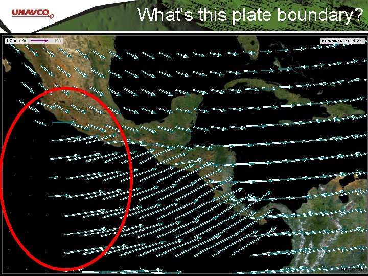 What’s this plate boundary? 