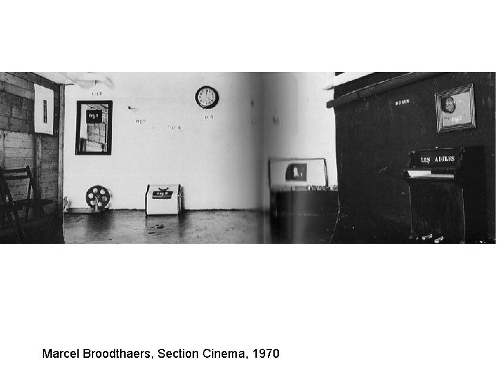 Marcel Broodthaers, Section Cinema, 1970 