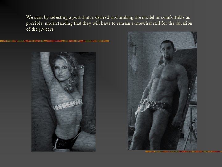 We start by selecting a post that is desired and making the model as