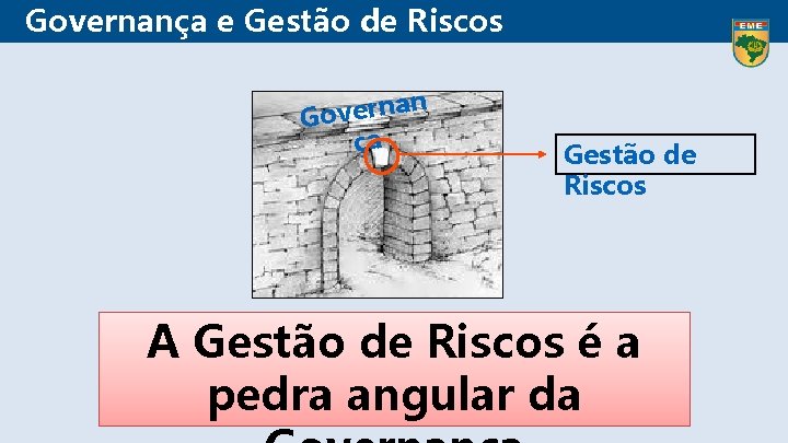 Governança e Gestão de Riscos an n r e v o G ça Gestão