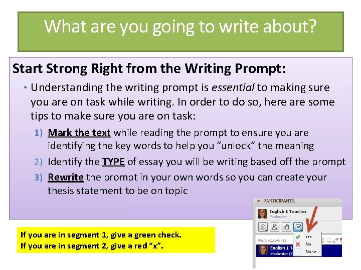 What are you going to write about? Start Strong Right from the Writing Prompt: