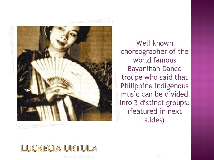 Well known choreographer of the world famous Bayanihan Dance troupe who said that Philippine