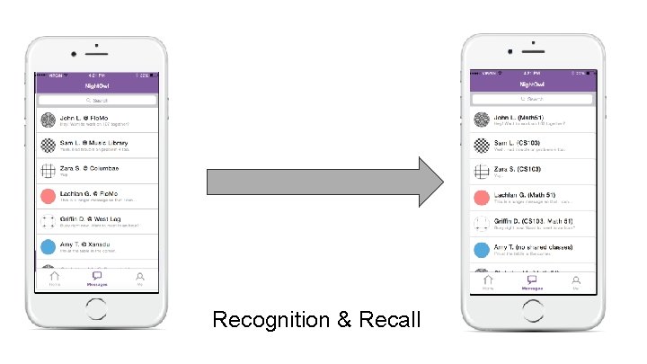 Recognition & Recall 