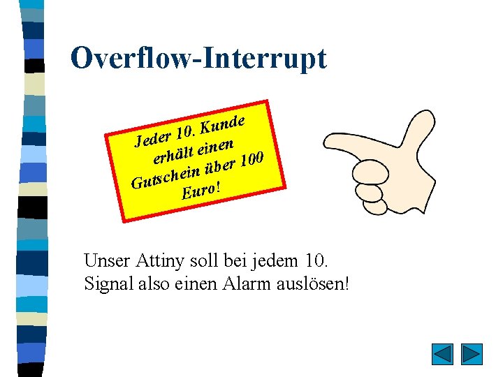 Overflow-Interrupt de n u K. 10 r e d e J en n i
