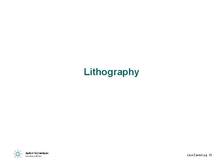 Lithography Lisa Zavieh pg. 13 