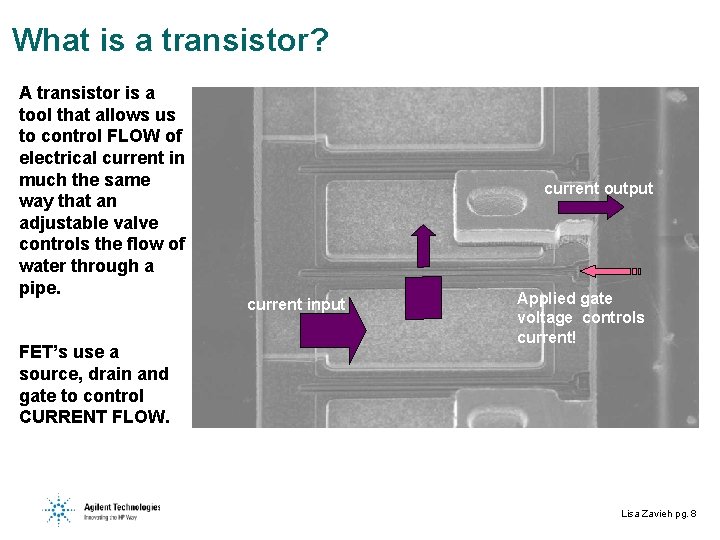 What is a transistor? A transistor is a tool that allows us to control