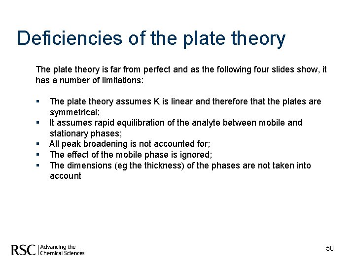 Deficiencies of the plate theory The plate theory is far from perfect and as