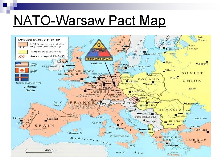 NATO-Warsaw Pact Map NATO-Warsaw Pact Map