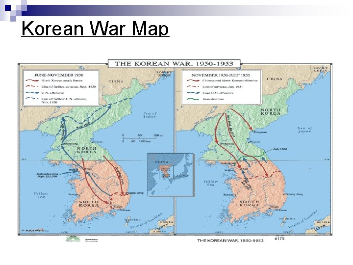 Korean War Map Korean War Map