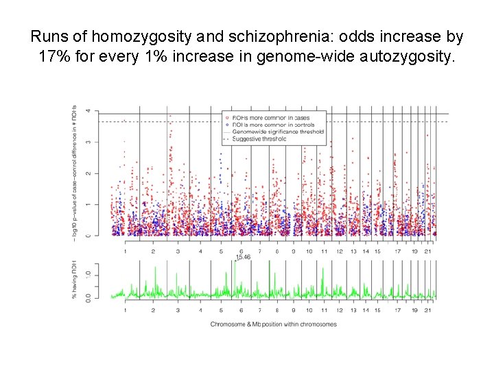 Runs of homozygosity and schizophrenia: odds increase by 17% for every 1% increase in