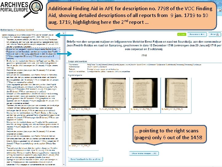 Additional Finding Aid in APE for description no. 7798 of the VOC Finding Aid, Additional Finding Aid in APE for description no. 7798 of the VOC Finding Aid,