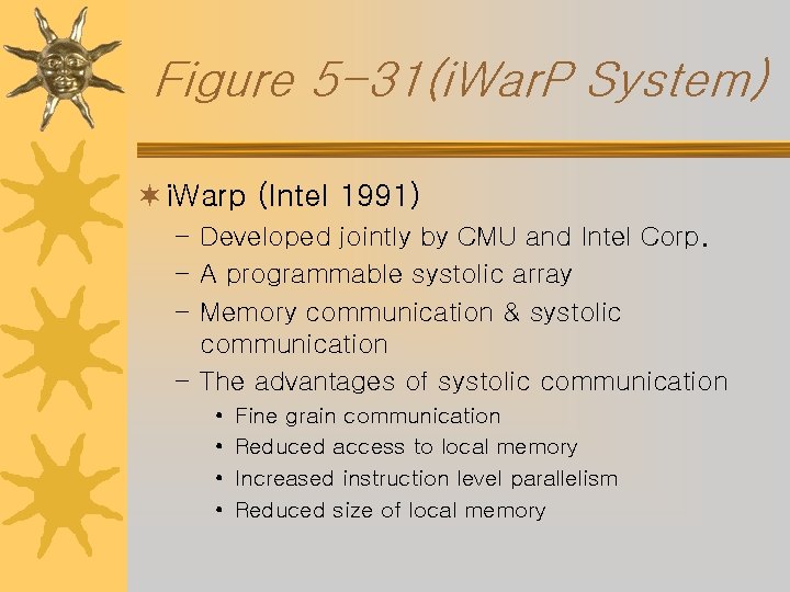 Figure 5 -31(i. War. P System) ¬ i. Warp (Intel 1991) – Developed jointly