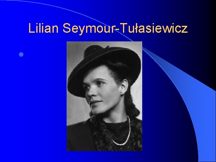 Lilian Seymour-Tułasiewicz l 