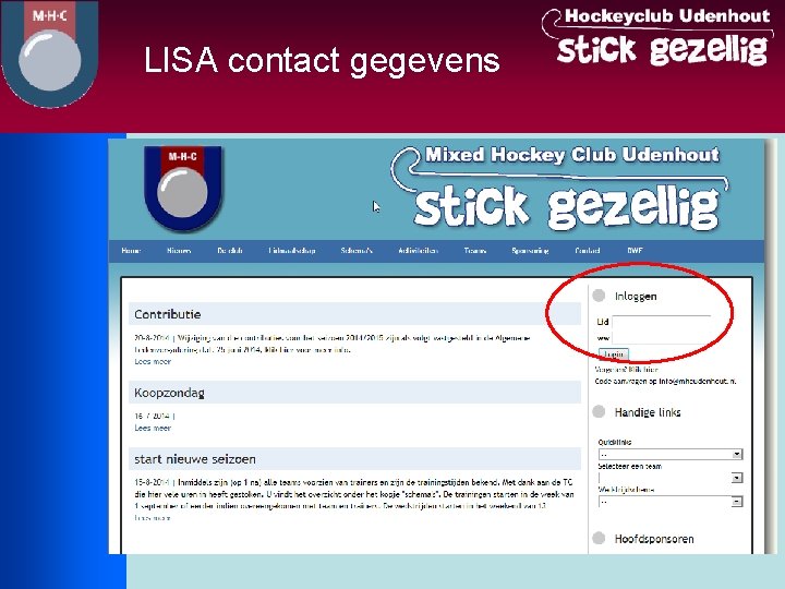 LISA contact gegevens 