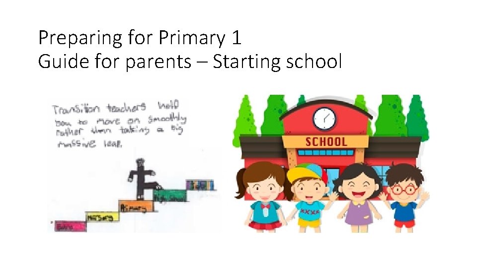 Preparing for Primary 1 Guide for parents – Starting school 