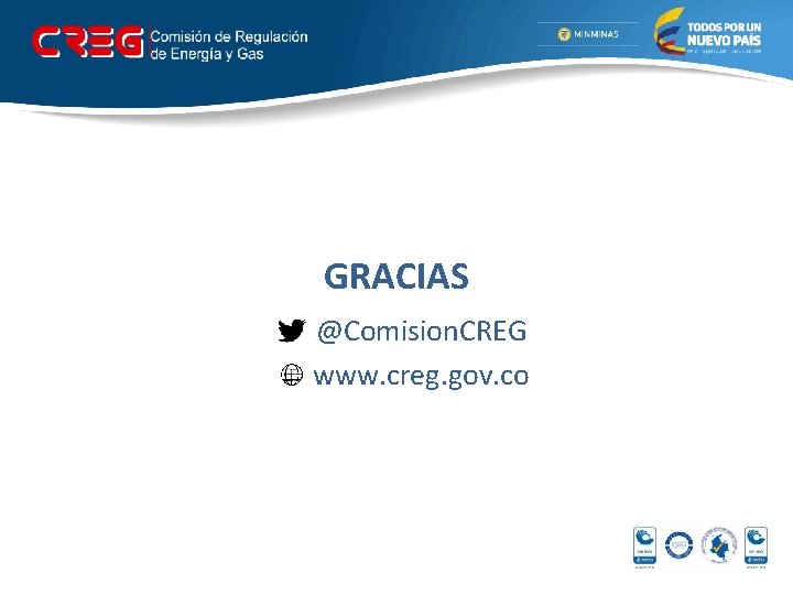 GRACIAS @Comision. CREG www. creg. gov. co 