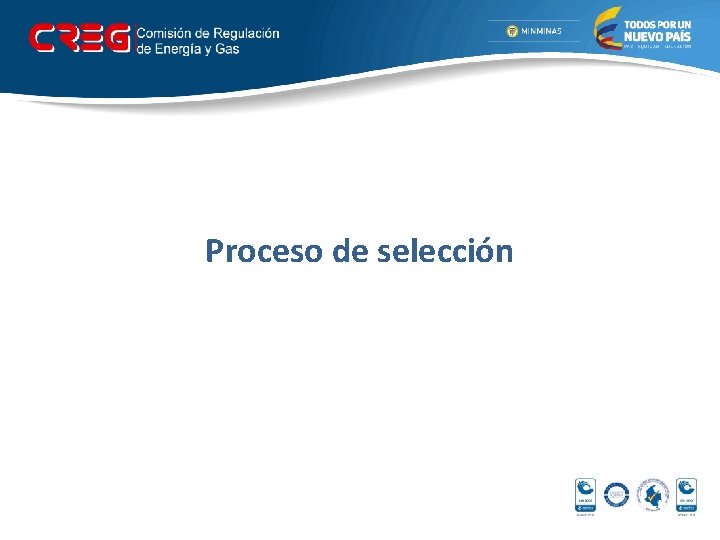 Proceso de selección 