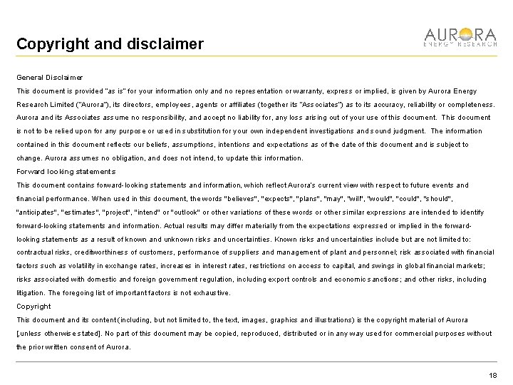 Copyright and disclaimer General Disclaimer This document is provided “as is” for your information