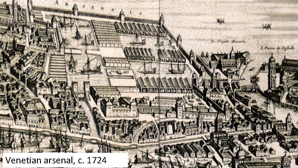 Venetian arsenal, c. 1724 