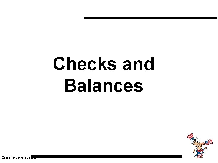 Checks and Balances Social Studies Success 