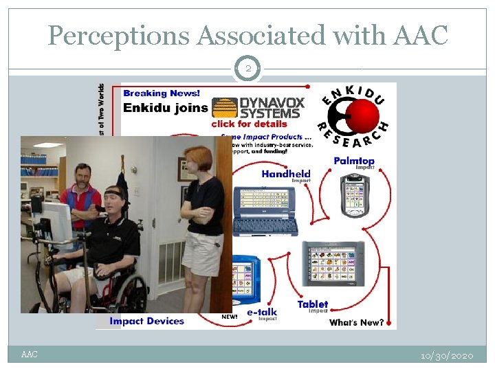 Perceptions Associated with AAC 2 AAC 10/30/2020 