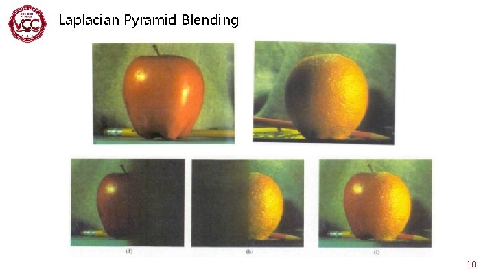 Laplacian Pyramid Blending 10 