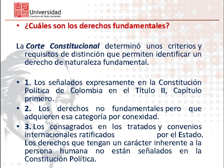  • ¿Cuáles son los derechos fundamentales? La Corte Constitucional determinó unos criterios y