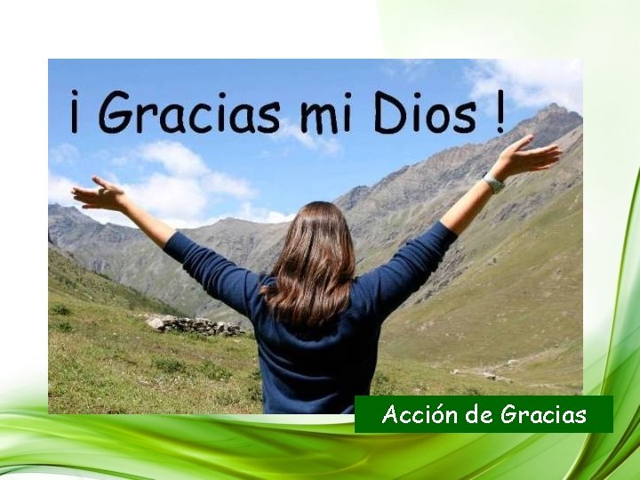 Acción de Gracias Acción de Gracias