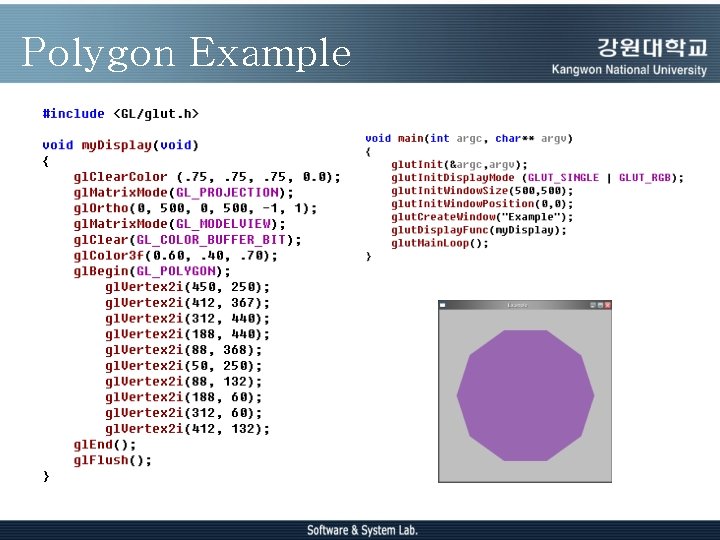 Polygon Example Polygon Example