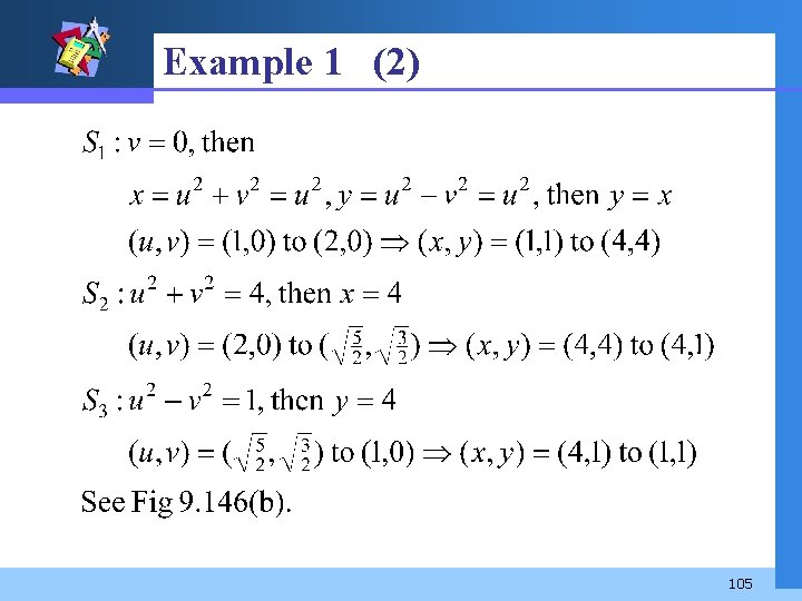 Example 1 (2) 105 