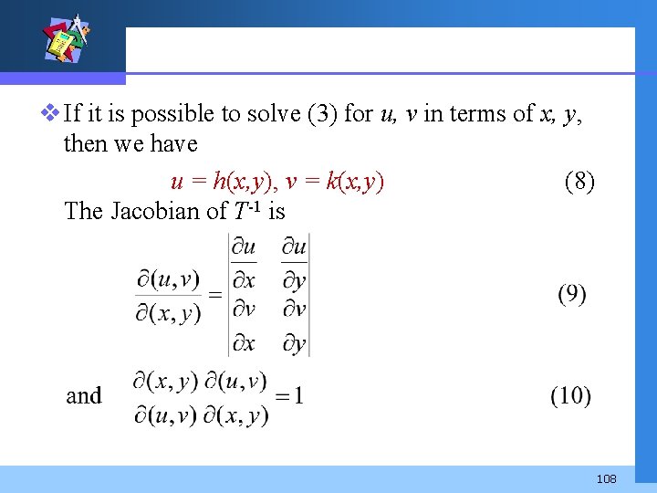 v If it is possible to solve (3) for u, v in terms of