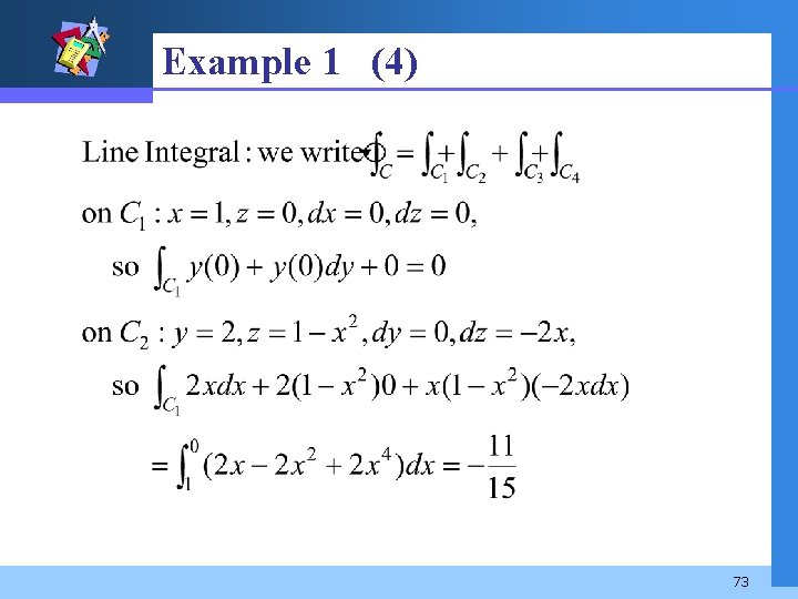 Example 1 (4) 73 