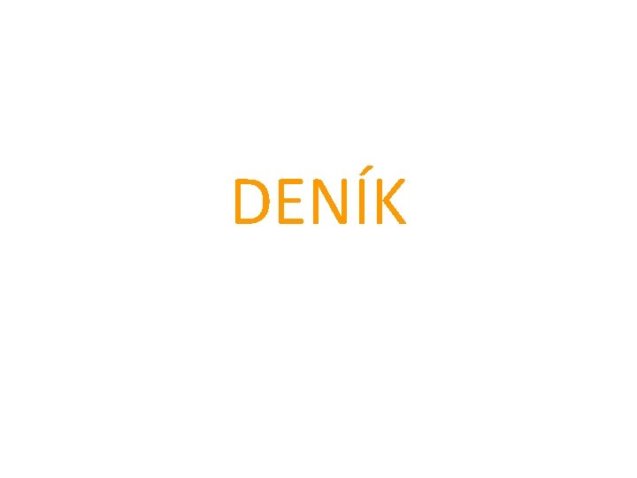 DENÍK 