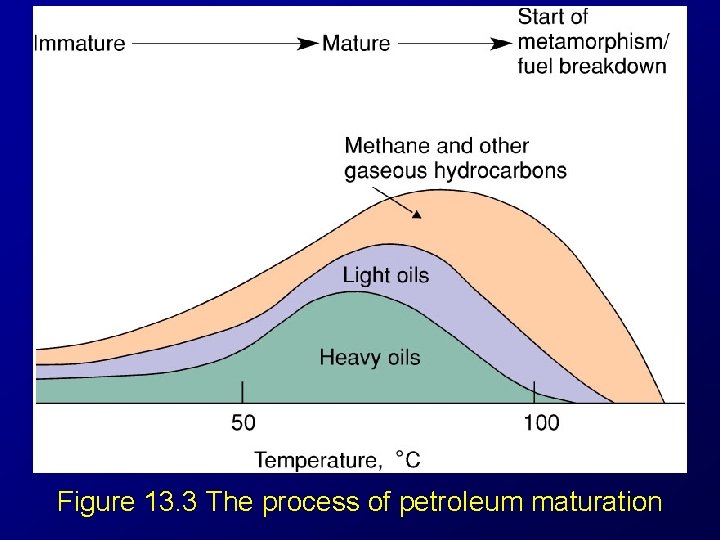 Figure 13. 3 The process of petroleum maturation 