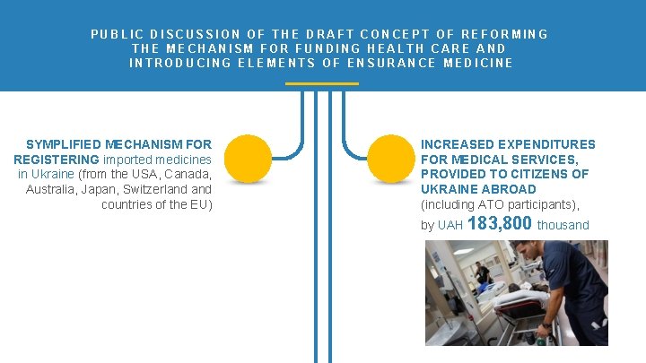 PUBLIC DISCUSSION OF THE DRAFT CONCEPT OF REFORMING THE MECHANISM FOR FUNDING HEALTH CARE