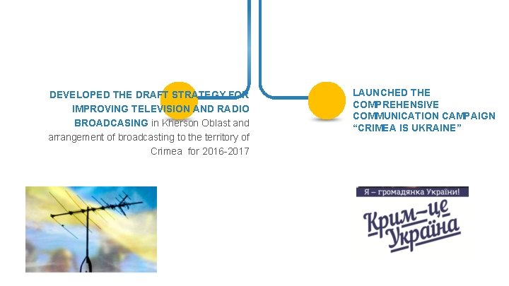 DEVELOPED THE DRAFT STRATEGY FOR IMPROVING TELEVISION AND RADIO BROADCASING in Kherson Oblast and